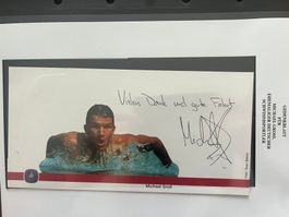 1988 Autogramm - Michael Groß Gedenkblatt (F55)