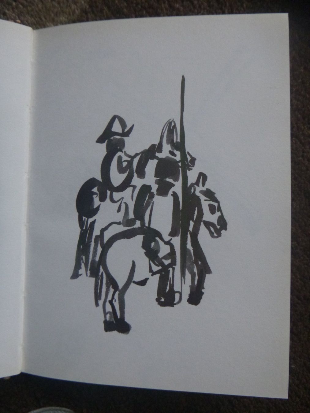 Foto & Immagini: Don Quijote - Tuschezeichnungen – Usato da Diessenhofen venduto da farbschatten 5