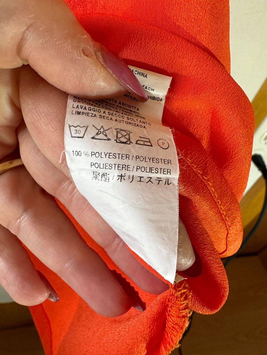 Camicette: orangene Bluse Gr S – Usato da Grosswangen venduto da SALE_SALE_SALE 3