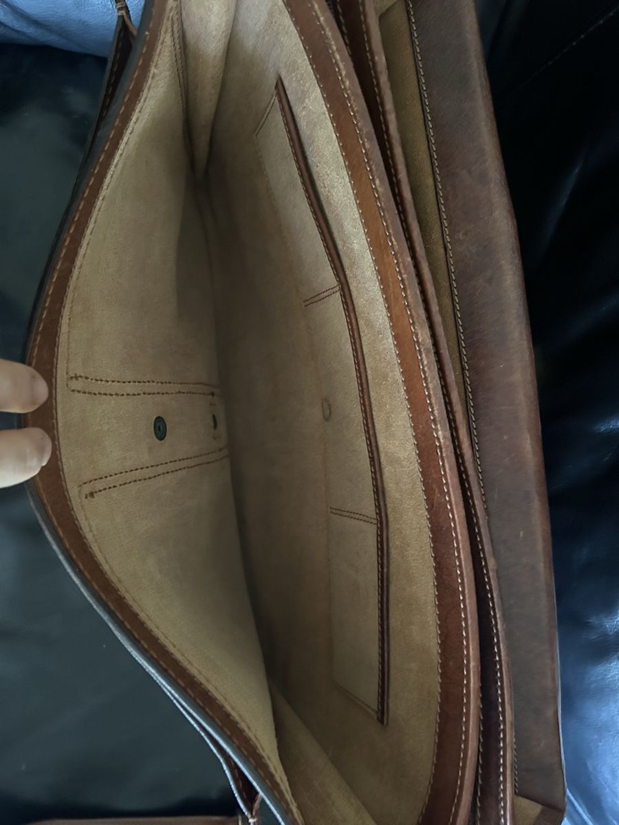Valigie & Borse: Alte Ledertasche Aktentasche  – Usato da Bülach venduto da larson27 6