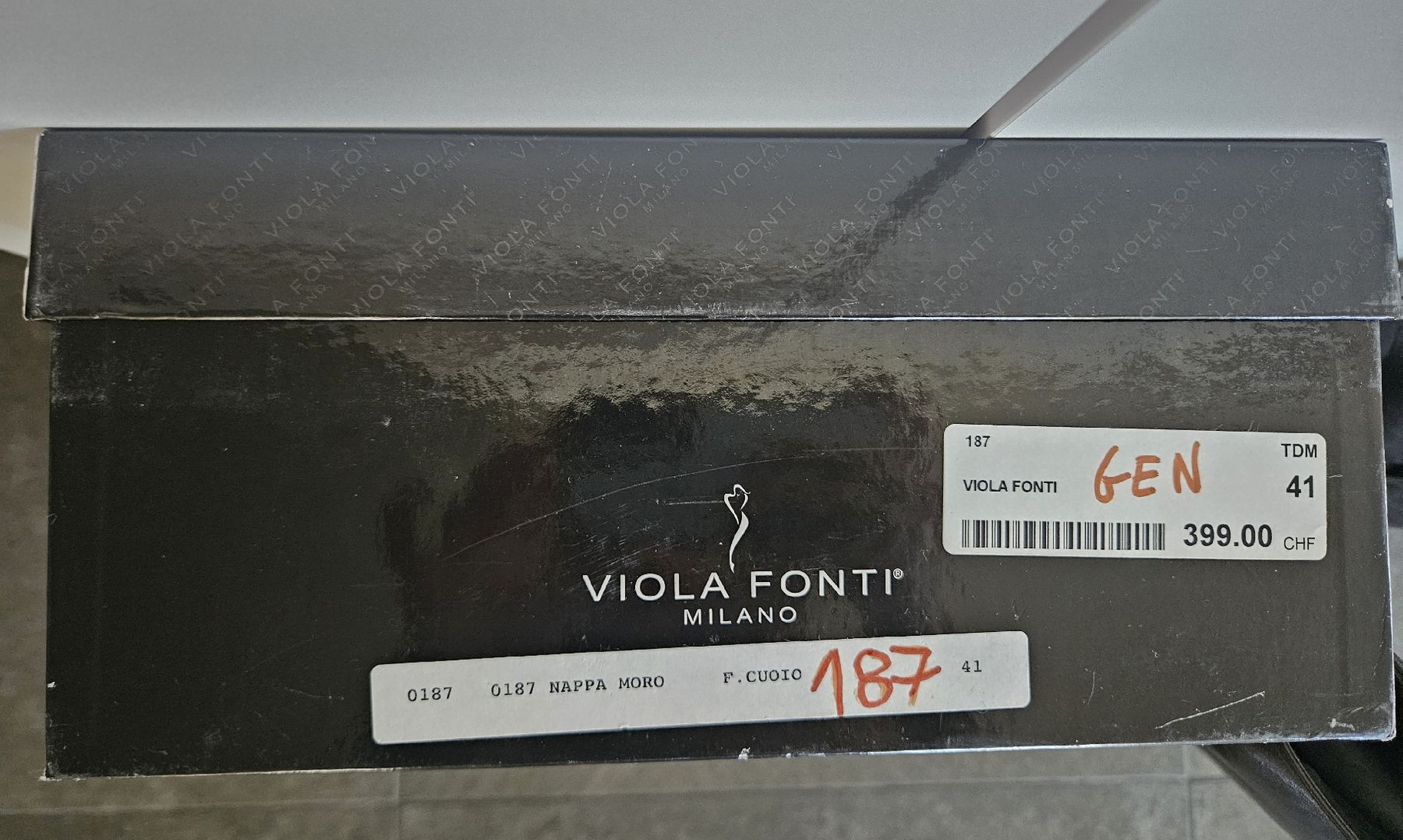Scarpe da donna: Bottes en cuir marron foncé Viola Fonti – Usato da Bussigny venduto da niwa_mikan 4