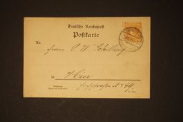 1894 Postkarte Frankfurt