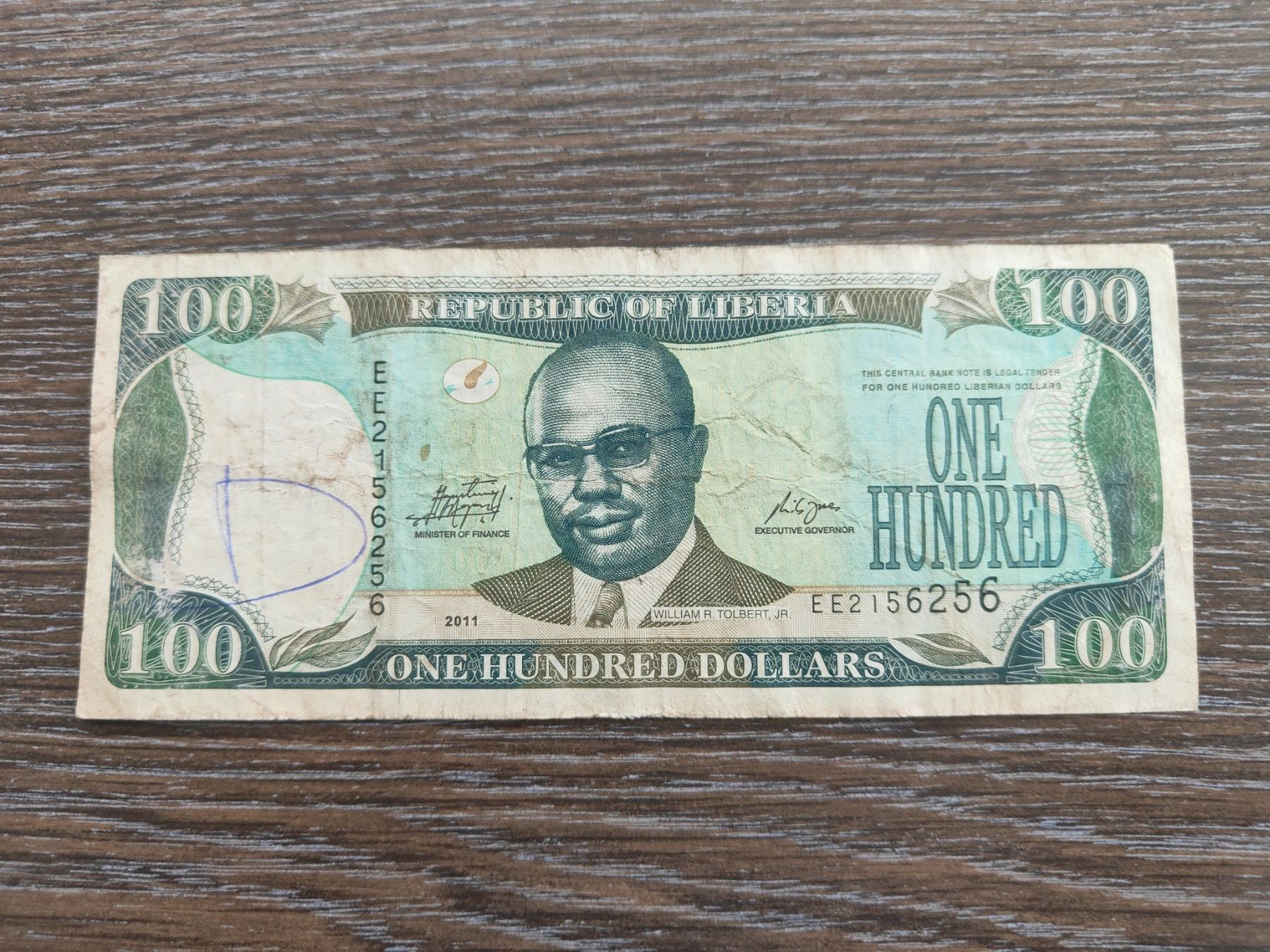 Banconote: Liberia 100 Dollars 2011 !!!!!!! – Usato da Flaach venduto da Lonzo99