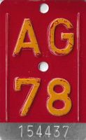 Velonummer AG 78