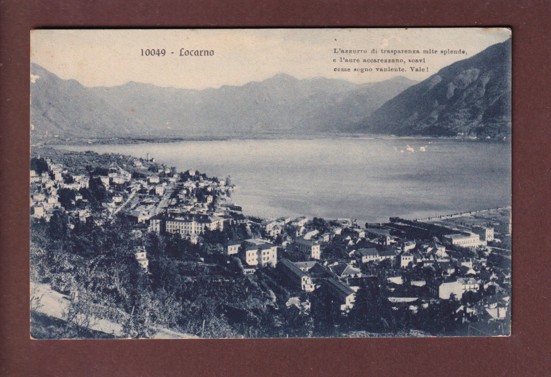 Cartoline postali: LOCARNO – Usato da Pully venduto da nicecards