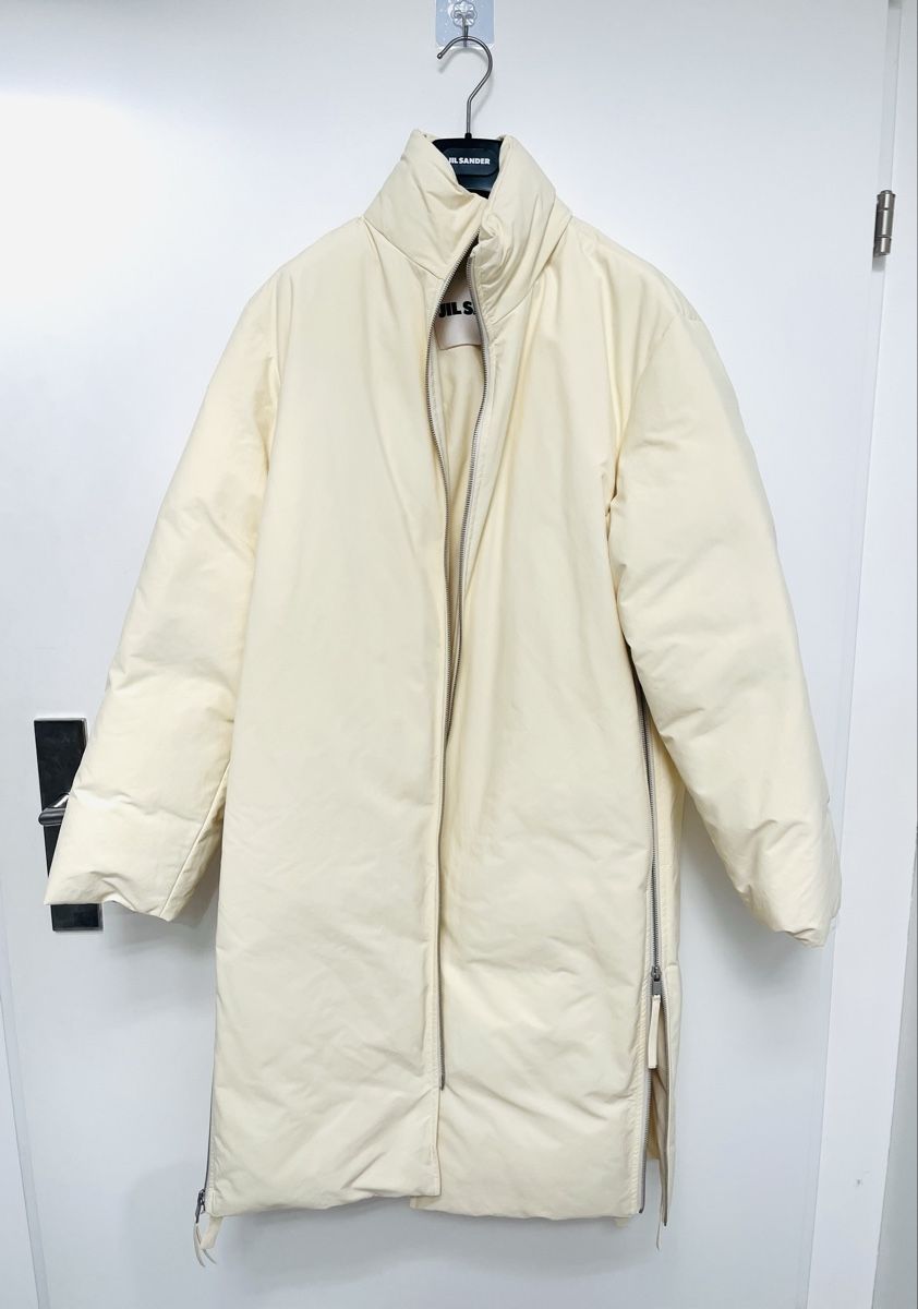 Jil Sander Vestes: NEW Jil Sander Sleek Straight Down Jacket Ecru/offwhite – Neuf (Voir description) à Horgen par Lumina_birkin 1