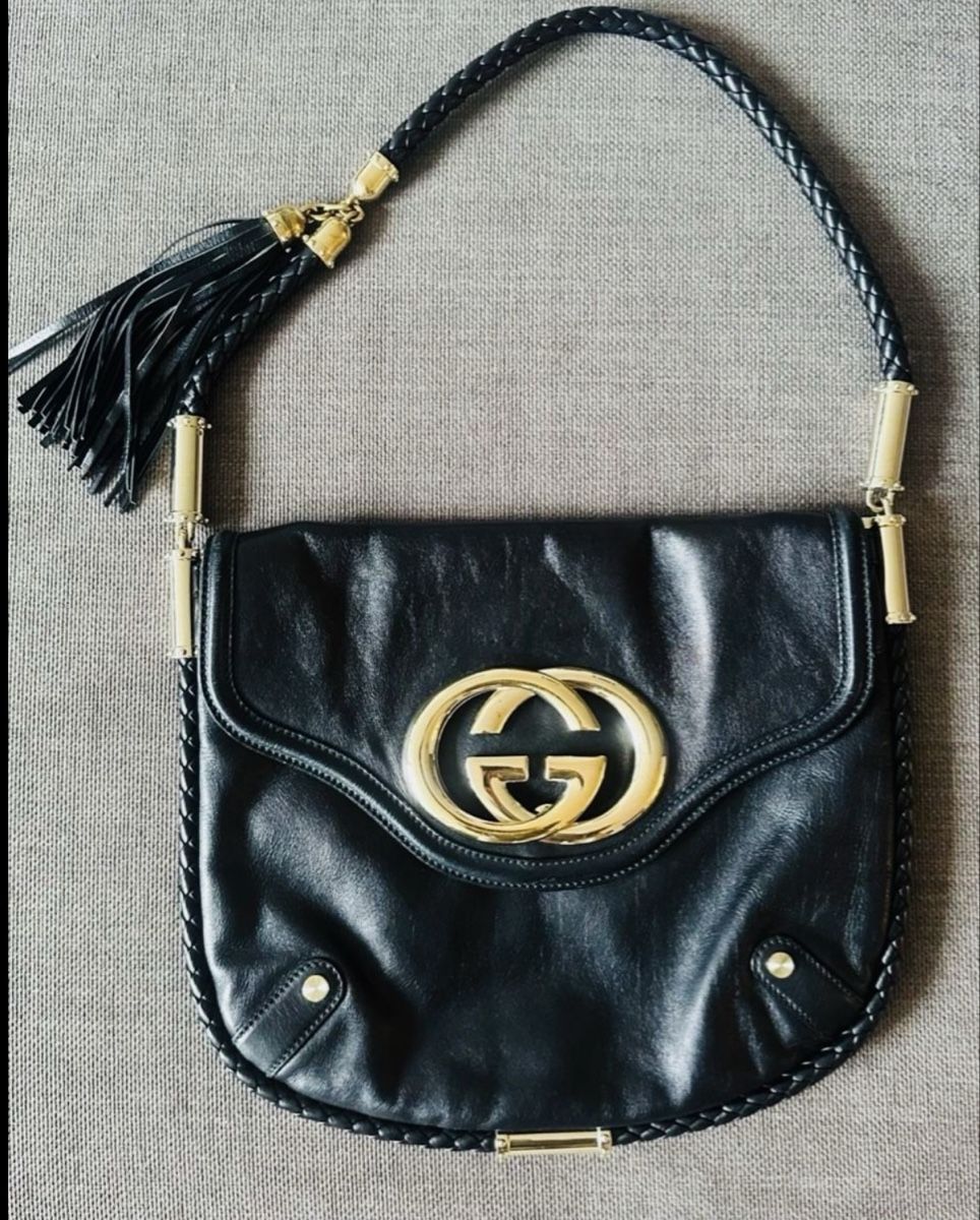 Gucci Taschen für Damen: Authentic Gucci Black Leather Handbag – Gebraucht aus Vevey von ledidream 3