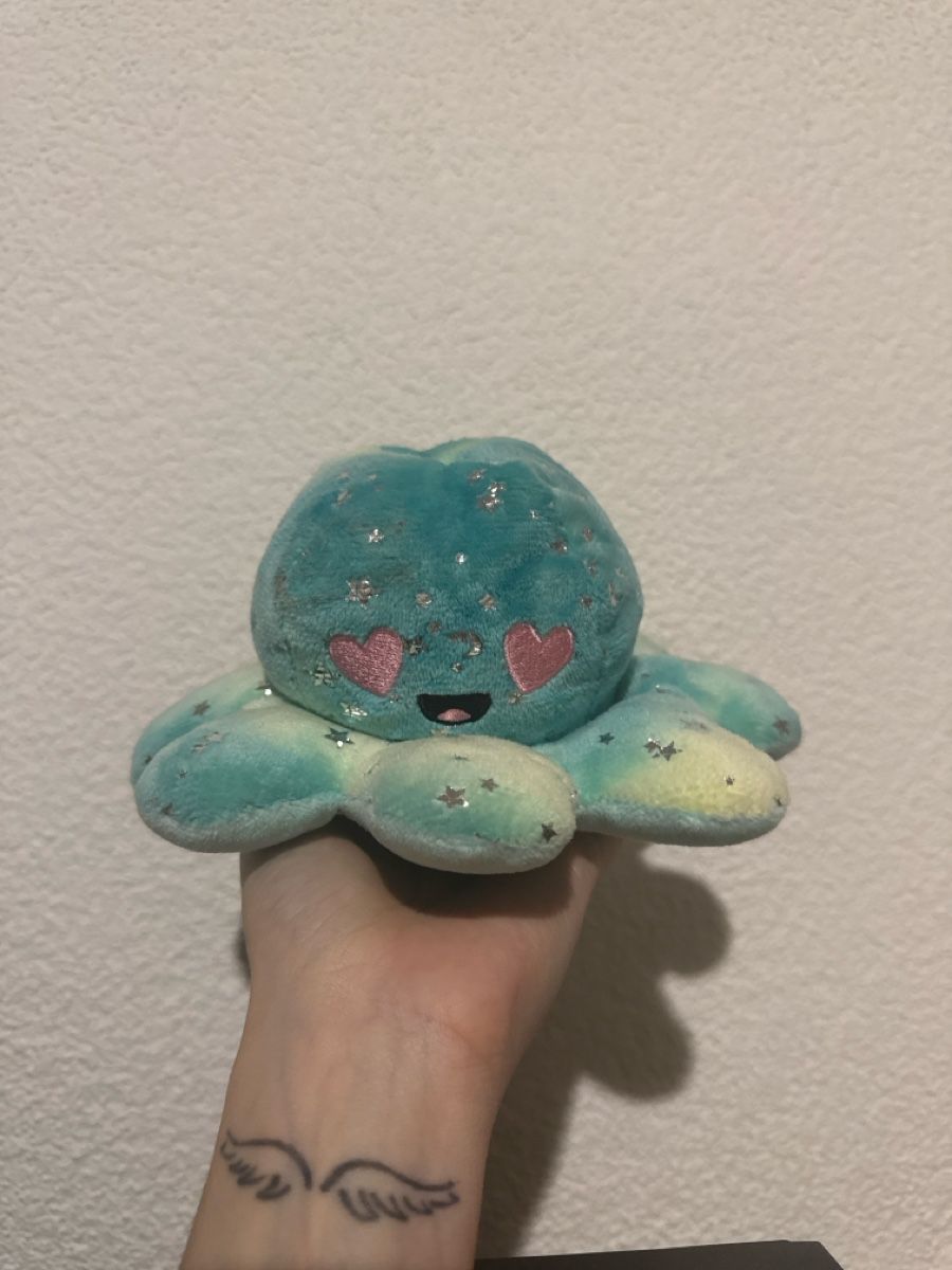 Spielzeuge: Peluche pieuvre réversible - état neuf - turquoise 49 – Gebraucht aus Le Lignon von Mcbc.