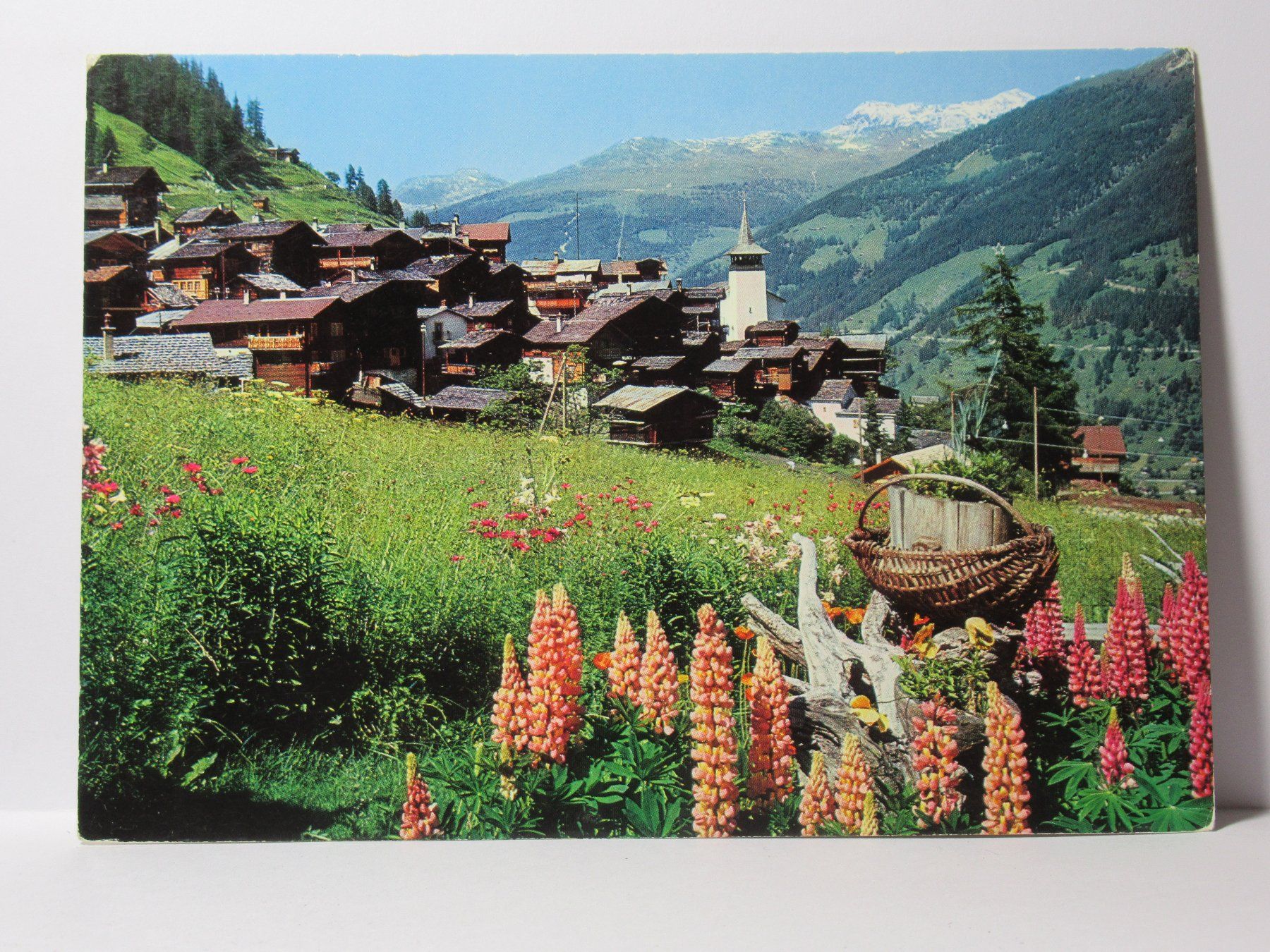 Cartoline postali: Village de Gimentz  1975 – Usato da Grenchen venduto da Bluemchen1900