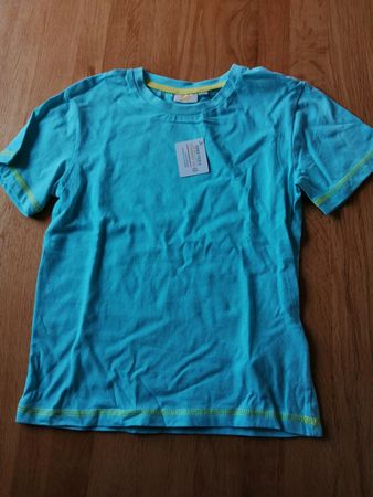 Sommerliches T-Shirt in Türkis Gr. 122/128 NEU