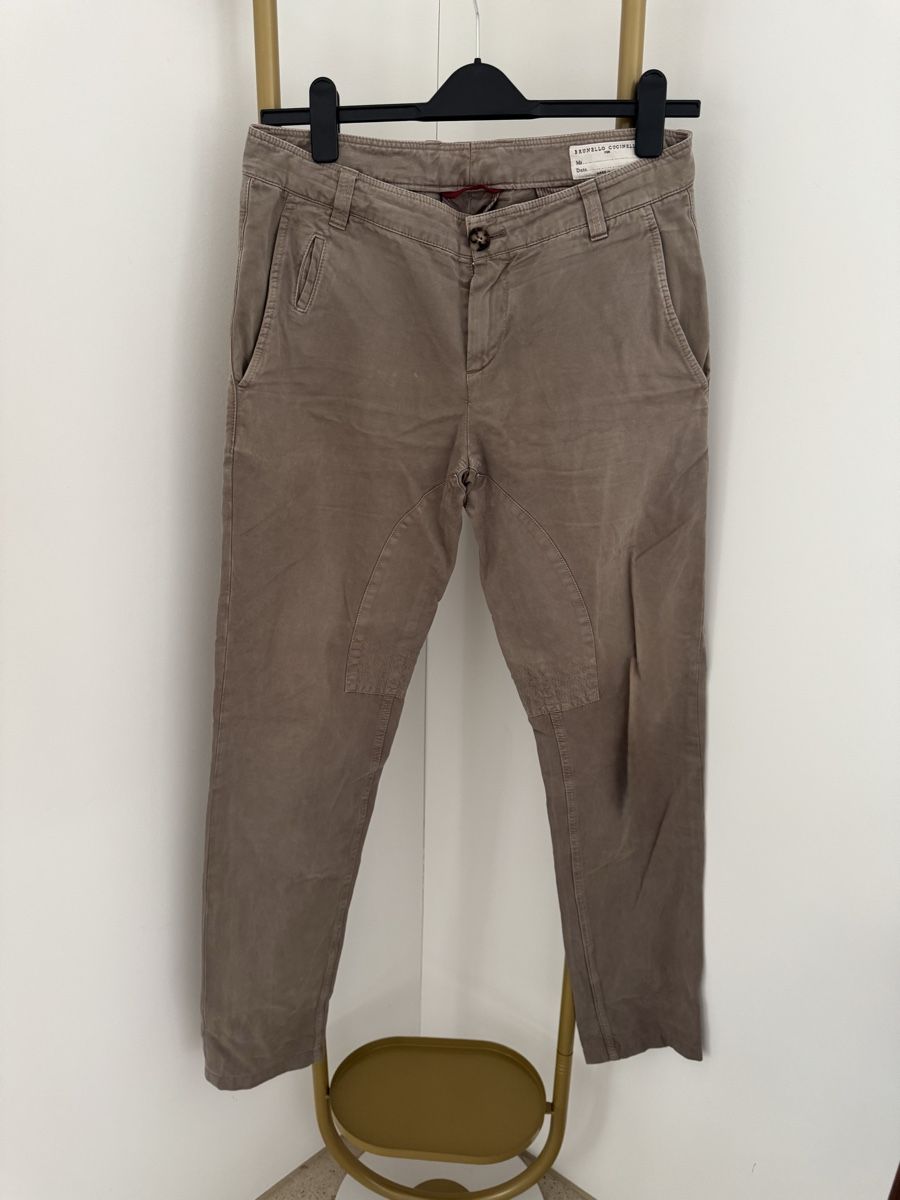 Brunello Cucinelli Pantaloni: Brunello Cucinelli beige Hose – Usato da Zürich venduto da di_archive