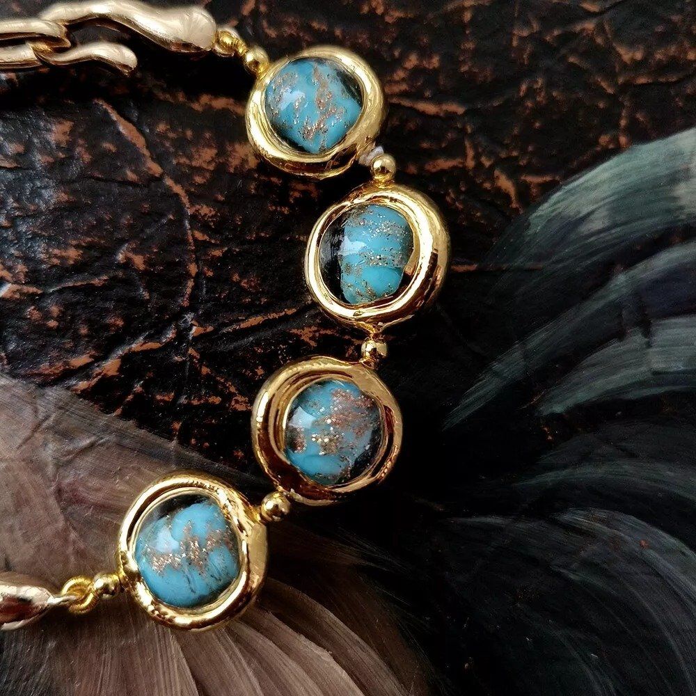 Murano Armbänder & -reifen: Lua Design Muranoglas Armband Bracelet rigide Verre Murano – Neu (gemäss Beschreibung) aus Prilly von ilyria73 6