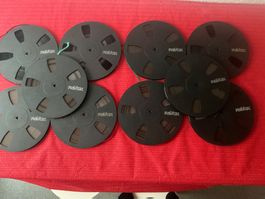 10 ReVox Spulen mit Band