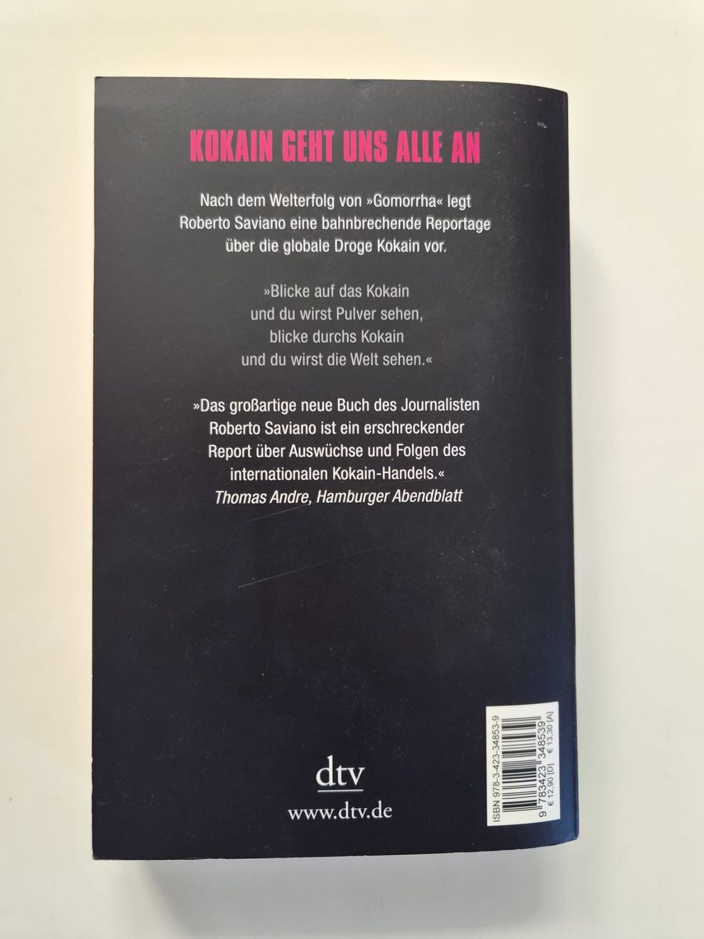 Bücher: Roberto Saviano - ZeroZeroZero | Kokain | Taschenbuch – Gebraucht aus Amriswil von Alfaromeo007 1