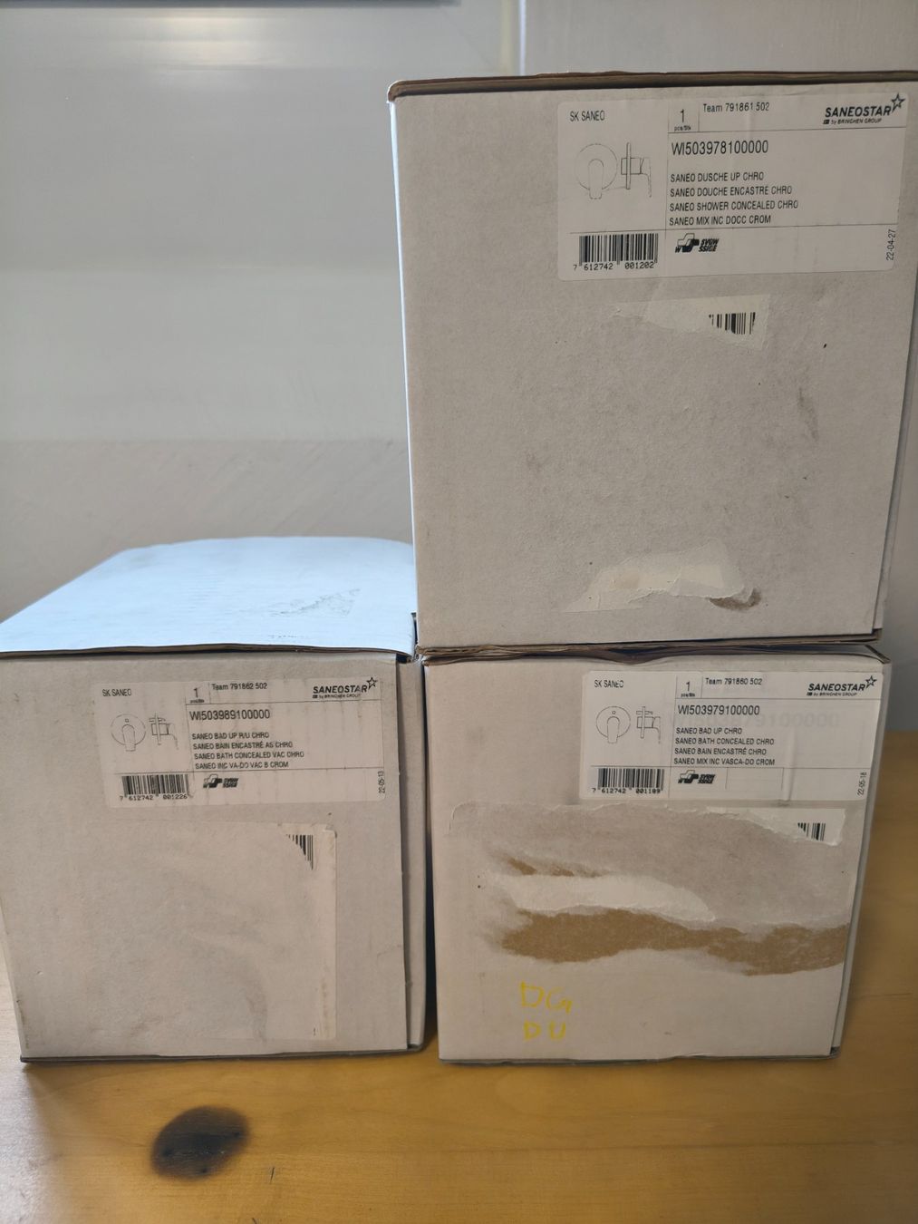 Rubinetteria: Bademischer SANEO HARMONY TRADITION UP, originalverpackt, 3x – Nuovo e nell'imballaggio originale da Liestal venduto da Tobeys