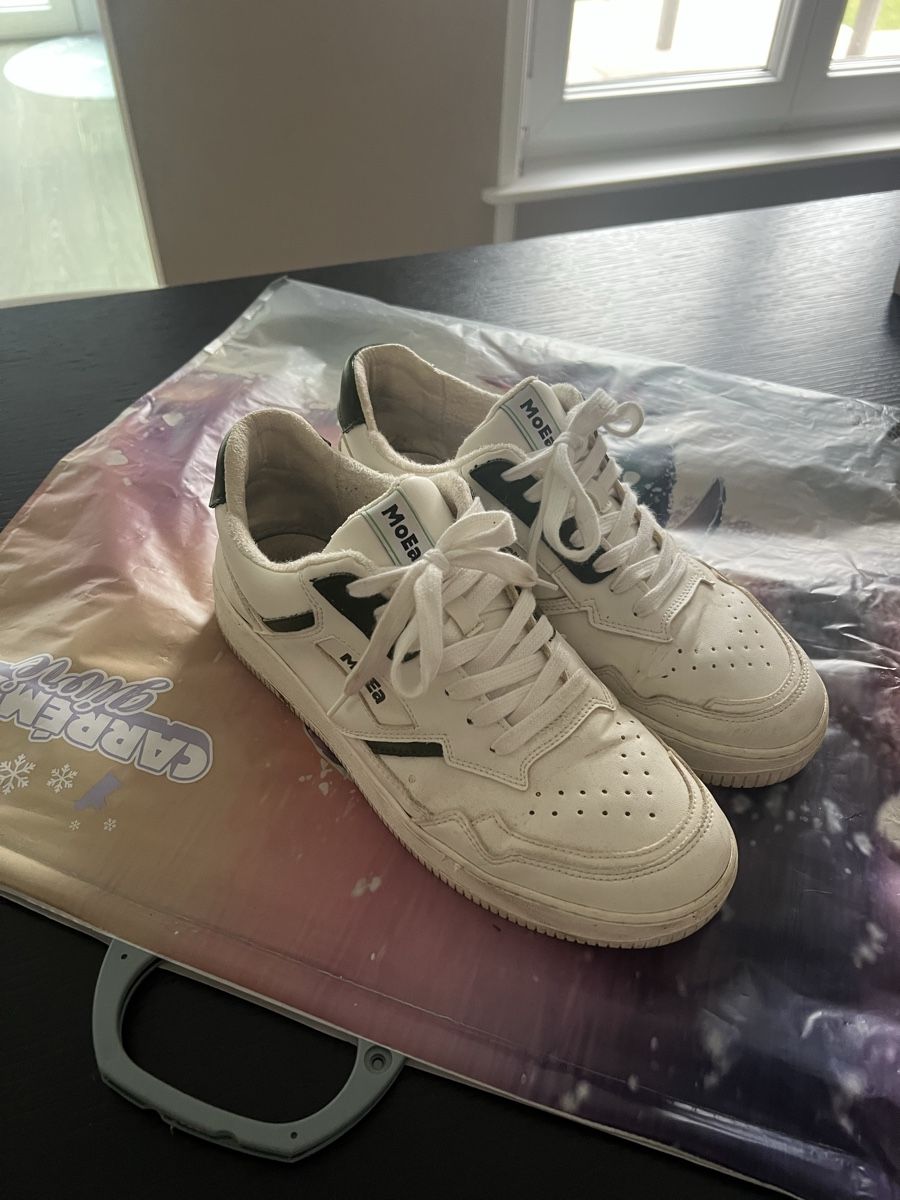 Moea Herrenschuhe: MoEa vegan sneakers white/green – Gebraucht aus Villars-Ste-Croix von Maaaat 2