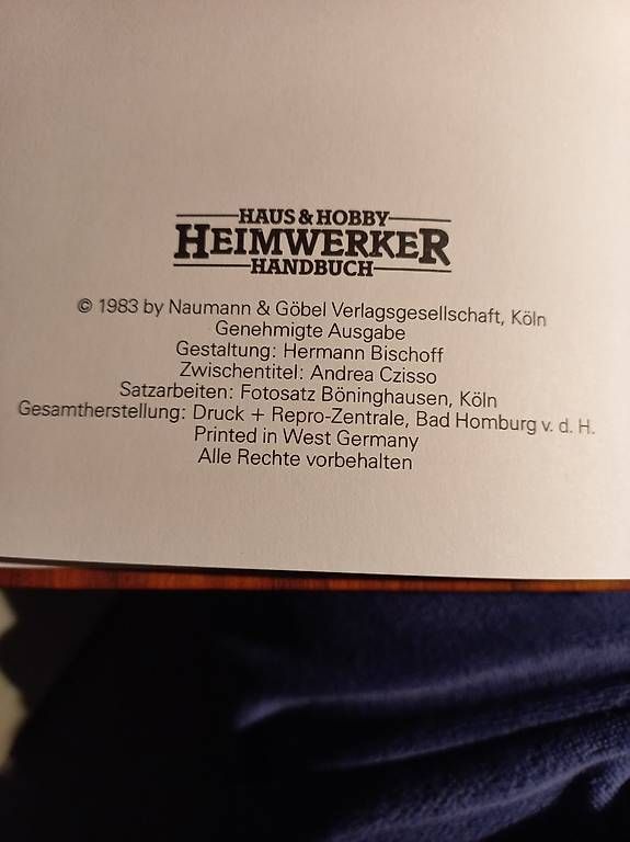 Libri: Heimwerker Handbuch – Usato da Bolligen venduto da ag02 1