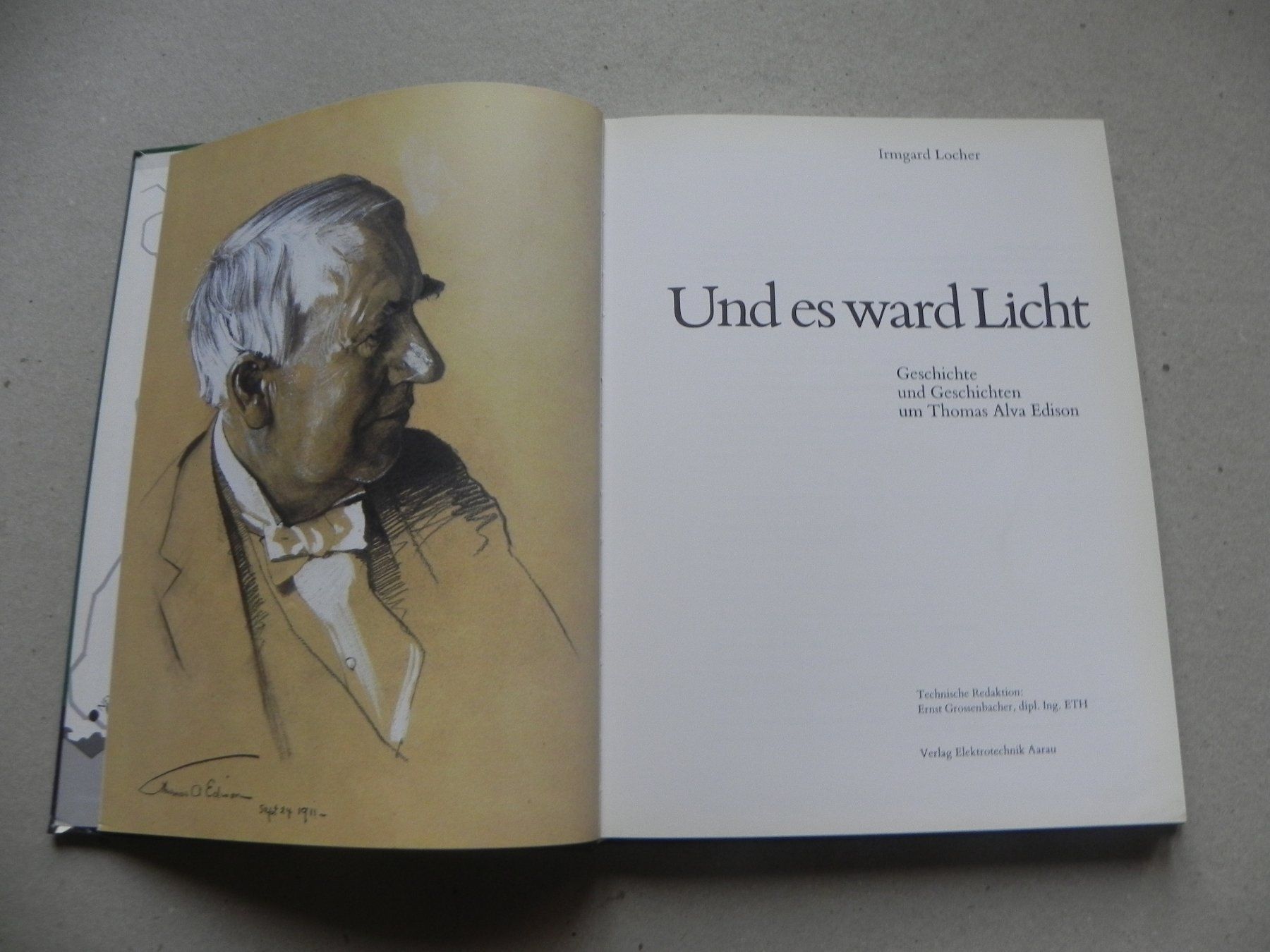 Libri: Buch Biographie Technik Erfinder Thomas A. Edison 1981 Abb. – Usato da Siebnen venduto da krimsie 1