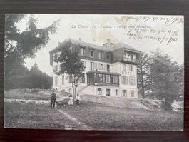 LA CHAUX-DE-FONDS Hotel des Mélèzes, animée, 1909