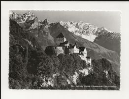 AK 1966 Schloss Vaduz Liechtenstein