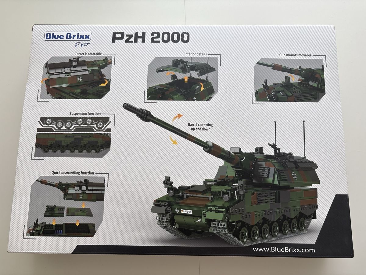 BlueBrixx Baukästen: Bluebrixx PzH 2000 – Neu und originalverpackt aus Matten b. Interl von toy-dreams 1
