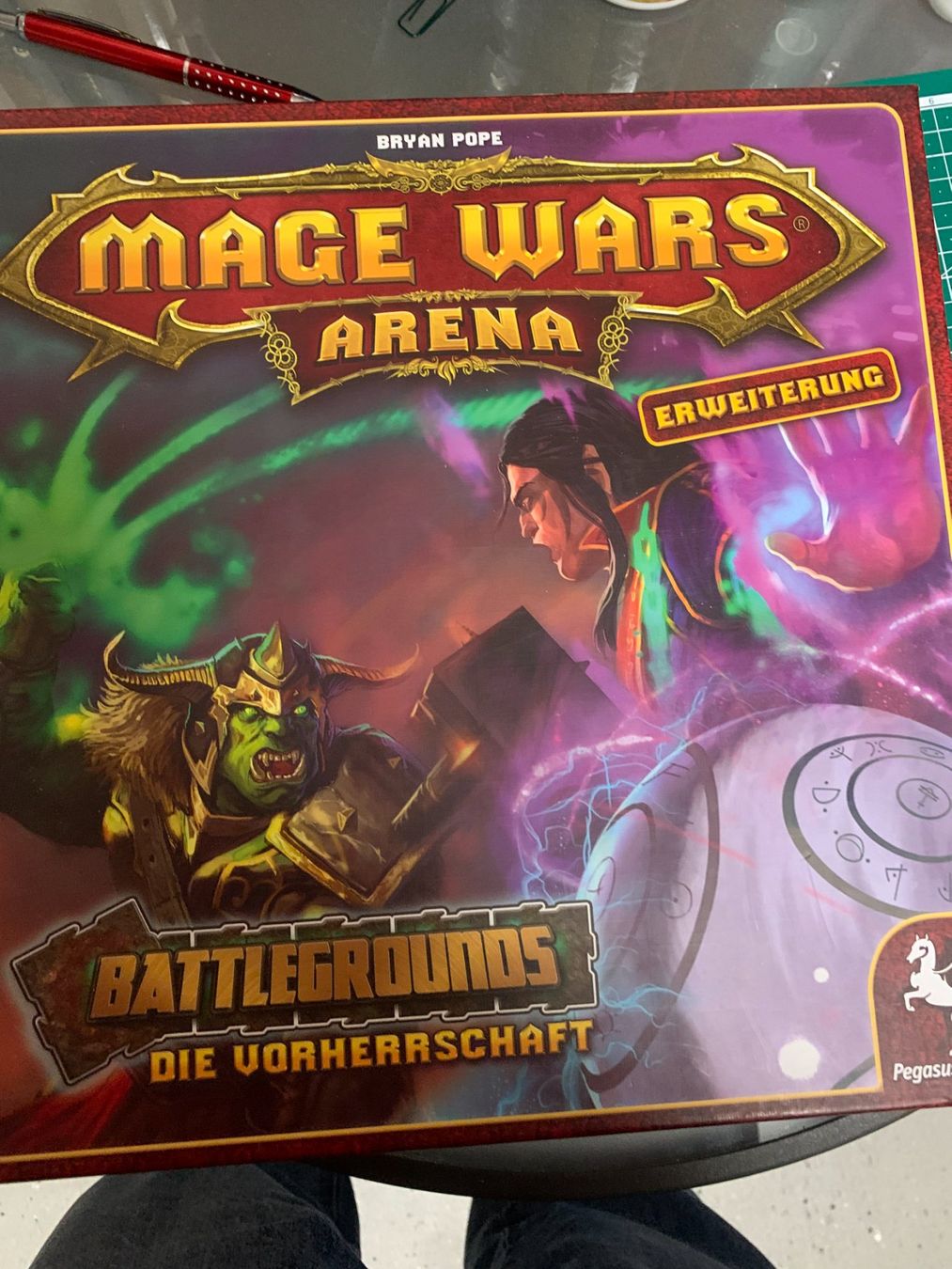 Pegasus Spiele Giochi: Mage Wars Arena plus Erweiterung Battlegrounds – Usato da Zug venduto da Starkeente 4