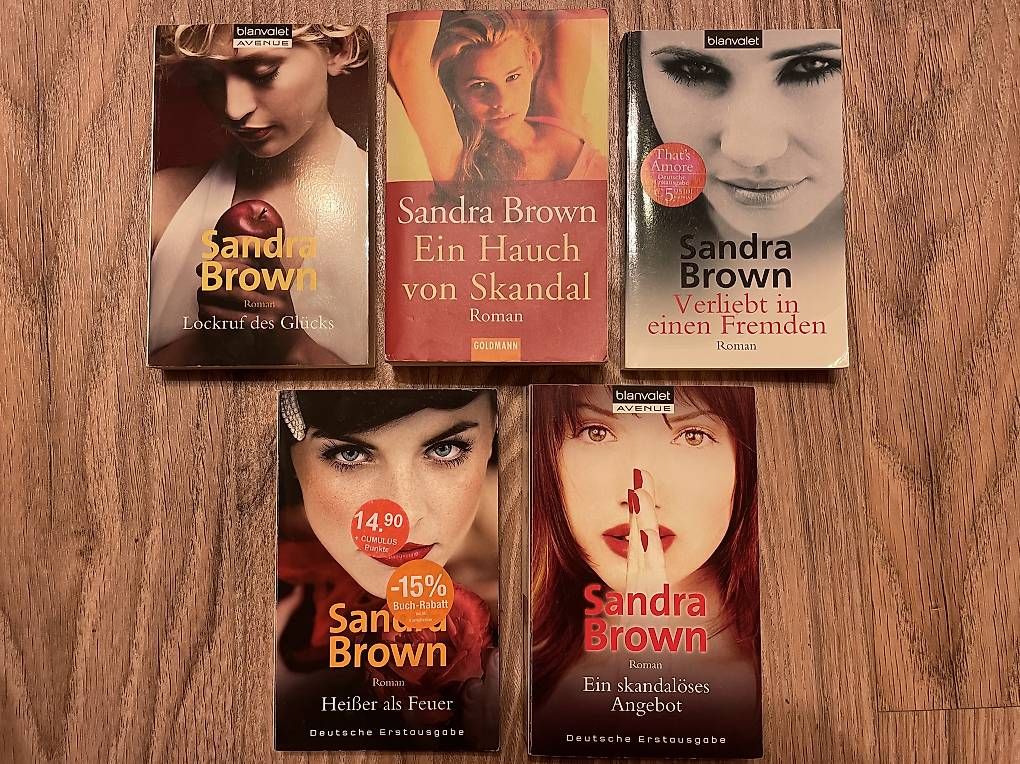 Bücher: Sandra Brown - 5 Romane – Gebraucht aus Bazenheid von josiba_6