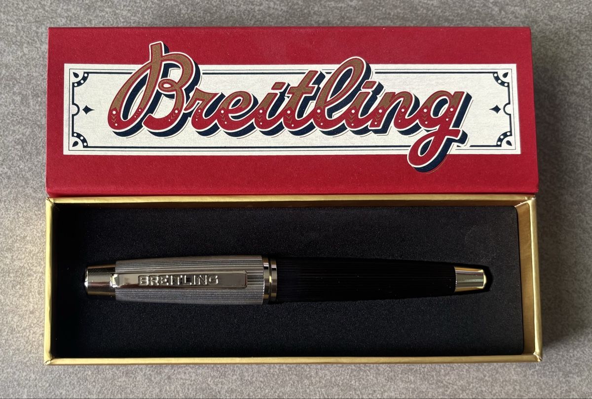 Breitling Penna & Evidenziatori: Élégant stylo Breitling – Nuovo e nell'imballaggio originale da Cudrefin venduto da sdz_trl6 1