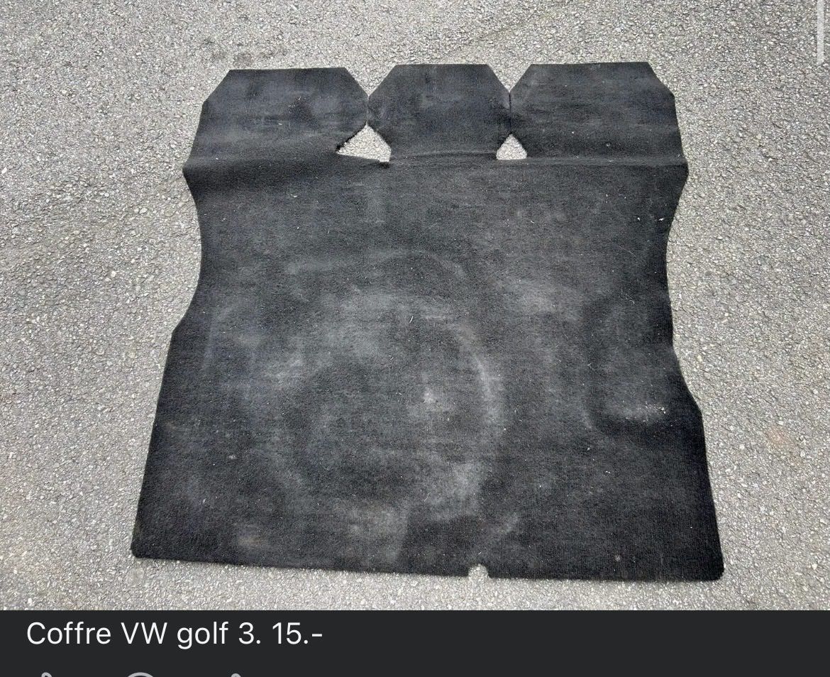 Volkswagen Tutti pezzi di ricambio auto: Lot de moquettes différente pour VW golf 3 – Usato da Muraz (Collombey) venduto da Wolfdog1978 2