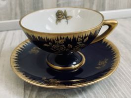 Jlmenau Graf von Henneberg 1777 Mokka Tasse Echt Kobalt