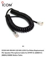 ICOM HM-98 HM-133 HM-133V Mikrofonkabel Spirale