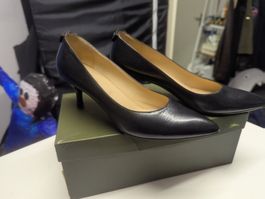 Longchamp Echt Leder Pumps Schwarz Gr. 39 Top Zustand!