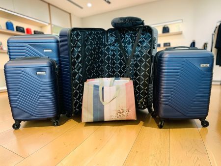 6 teiliges Hartschalenkoffer Kofferset in Marineblau NEU