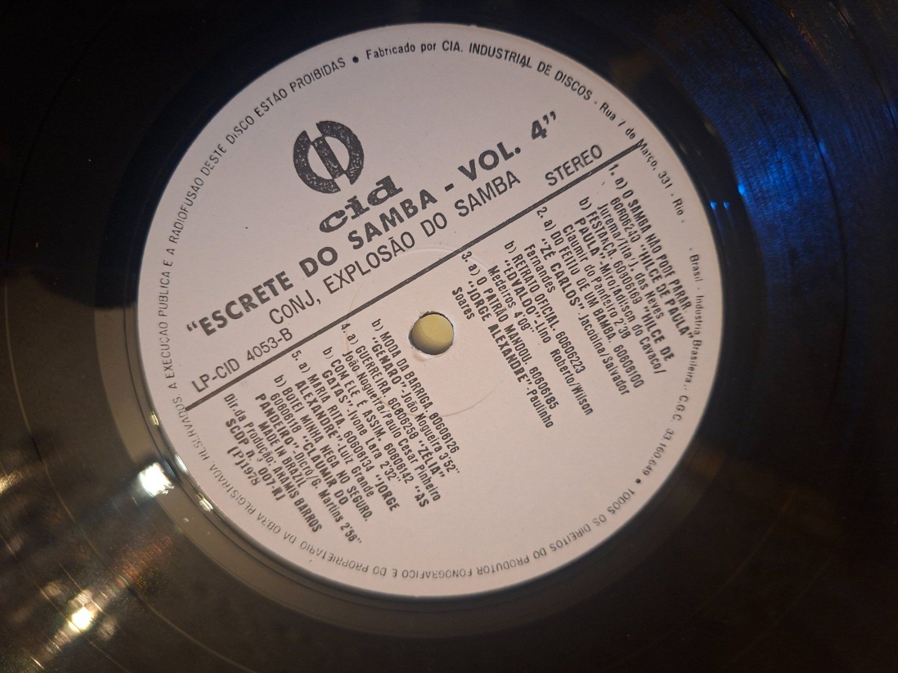 Dischi in vinile: Escrete do Samba Vol. 4 – Usato da Bernex venduto da Wannabehasbeen01 4