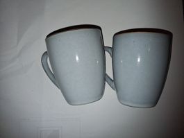 2er Set Tassen, grau