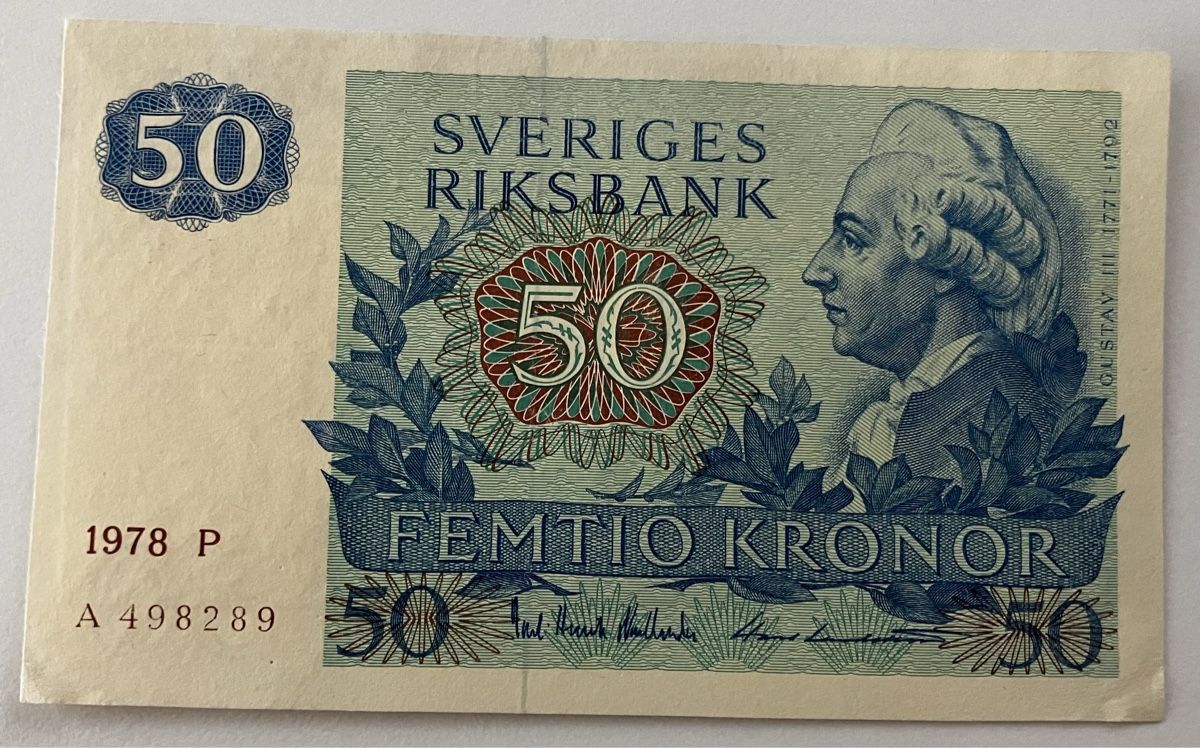 Banconote: Schweden 50 Kronor 1978 XF – Nuovo (secondo la descrizione) da Algetshausen venduto da Carrhard