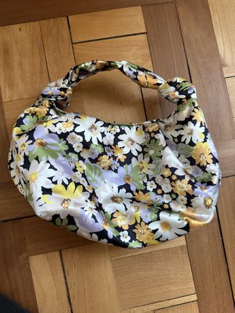 Mango Floral Satin Bag