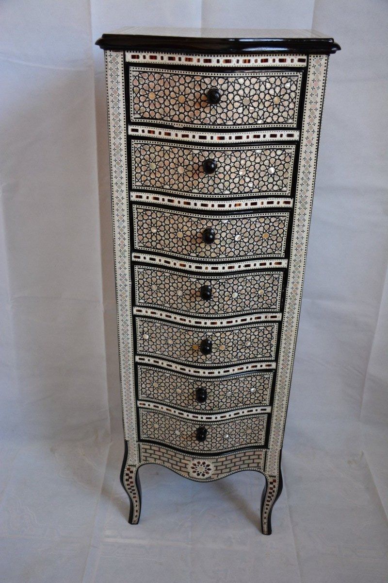 Kommoden: Semainier de style Louis XV de nacre. – Gebraucht aus geneve von louisart 7
