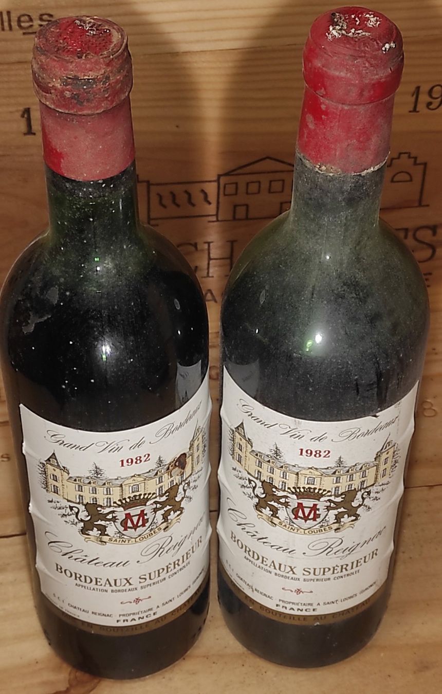 Wein: 2 x 1982 Chateau Reignac – Gebraucht aus Büsserach von Vintage-vins 3