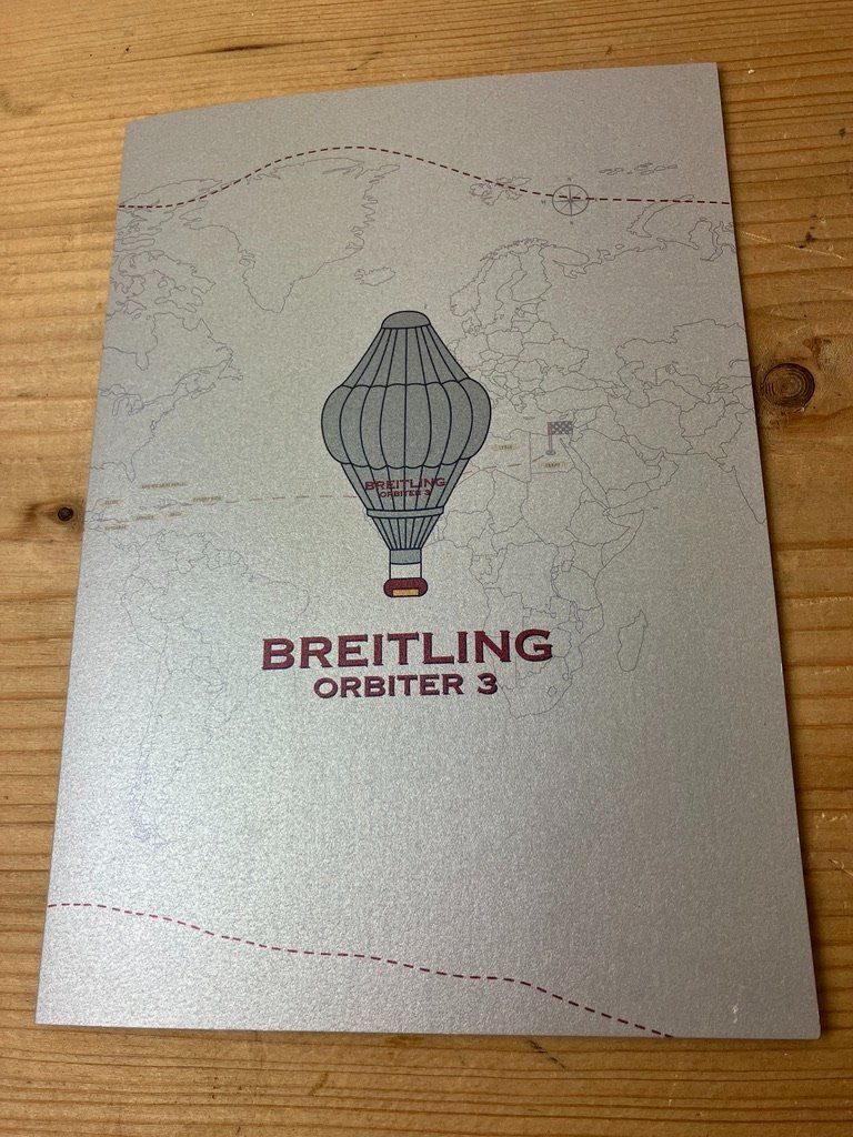 Patches: 5 Stk. Breitling Orbiter 3 Stoff Patch Aufnäher gestickt – Neu (gemäss Beschreibung) aus Fislisbach von Promo 5