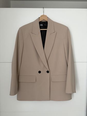 Zara Blazer, beige, Gr. XS, Herbst-Look, Top Zustand!