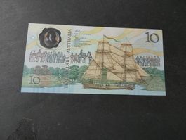 Australien, 10 Dollars  - ungefaltet