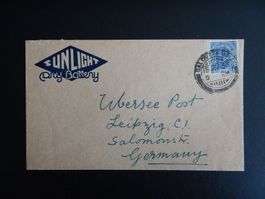 Indien British Brief von 1933 nach Deutschland gelaufen