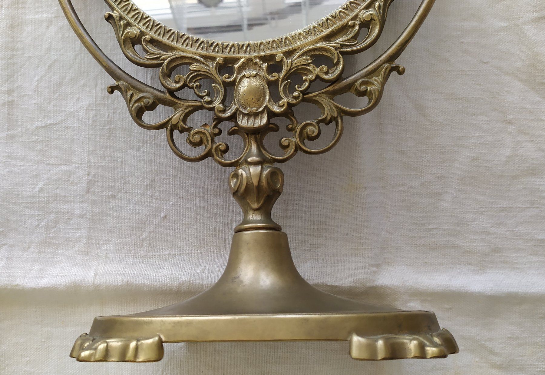 Specchi: Magnifique miroir de table vintage – Usato da Chezard St-Martin venduto da Loucail 6