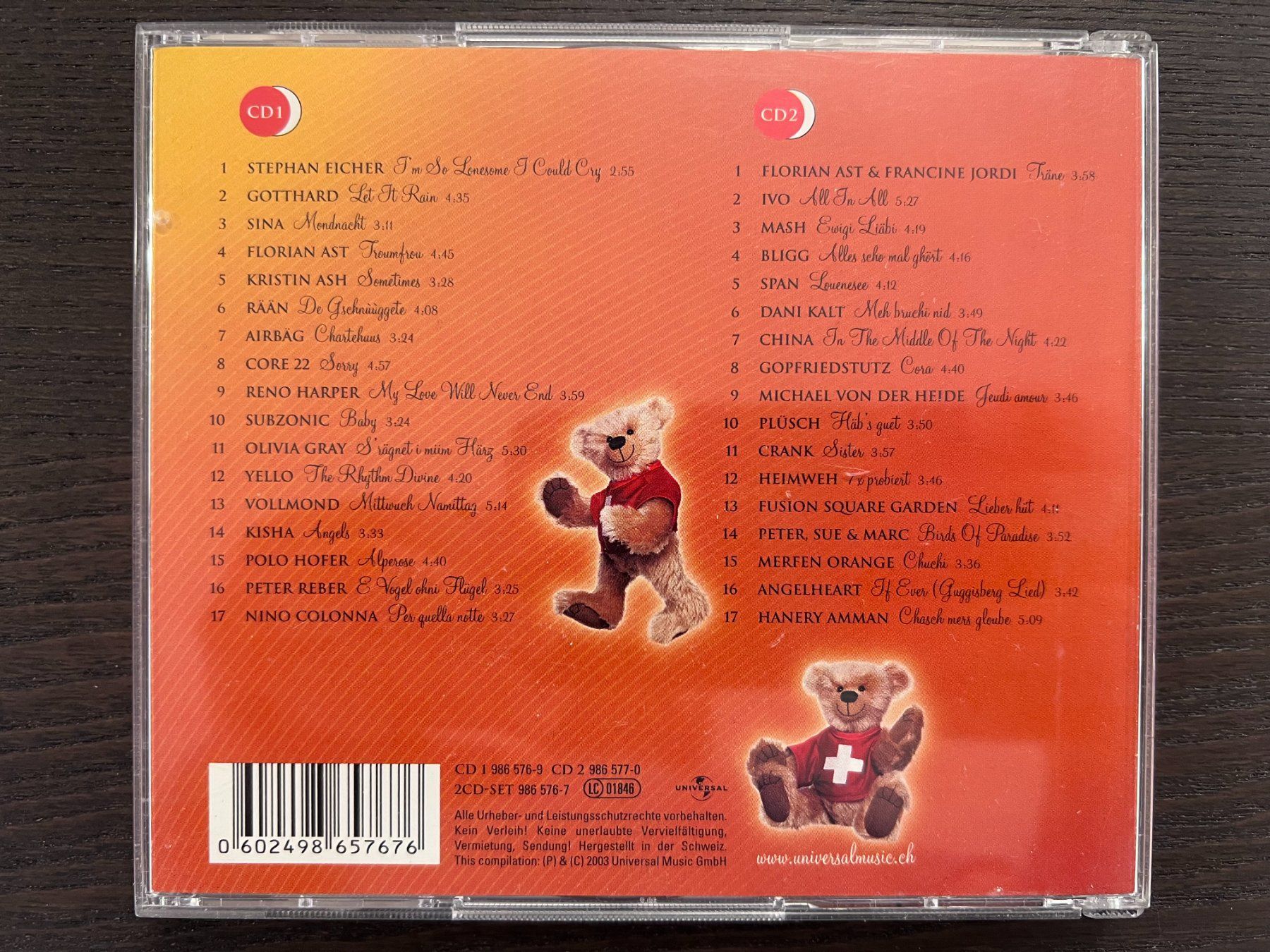 CDs: Schmusebär – Gebraucht aus Zürich von MusikFreunde 1