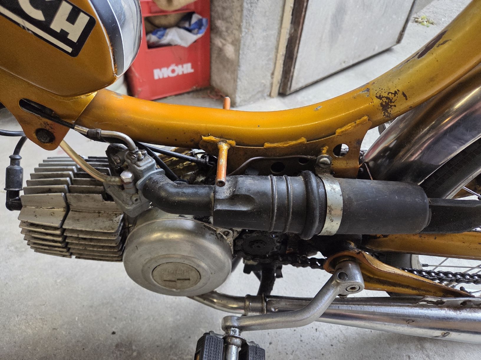 Puch Ciclomotori: Puch condor x30 NL mit Ausweiss – Difettoso da Zizers venduto da Hirschkua 2
