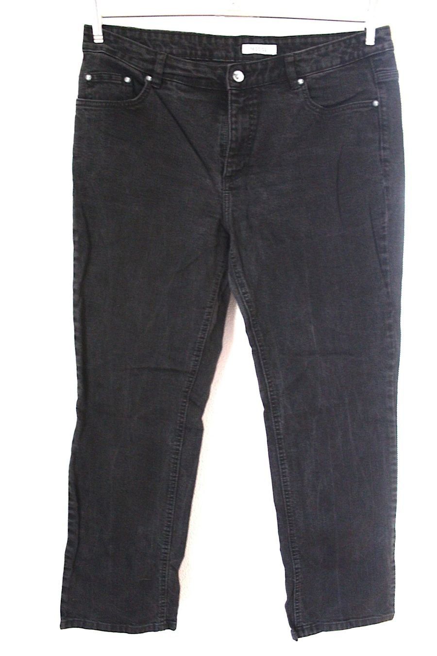 Jeans: Kaum getragene Schwarze Jeans , Gr. 44. – Usato da Locarno venduto da madame-tus-sauds 3