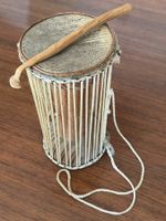 🥁 Tambour Africain Parlant – Bois & Peau – Art Tribal