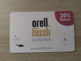 Orell Füssli Gutschein 20% Rabatt - auf fast alles