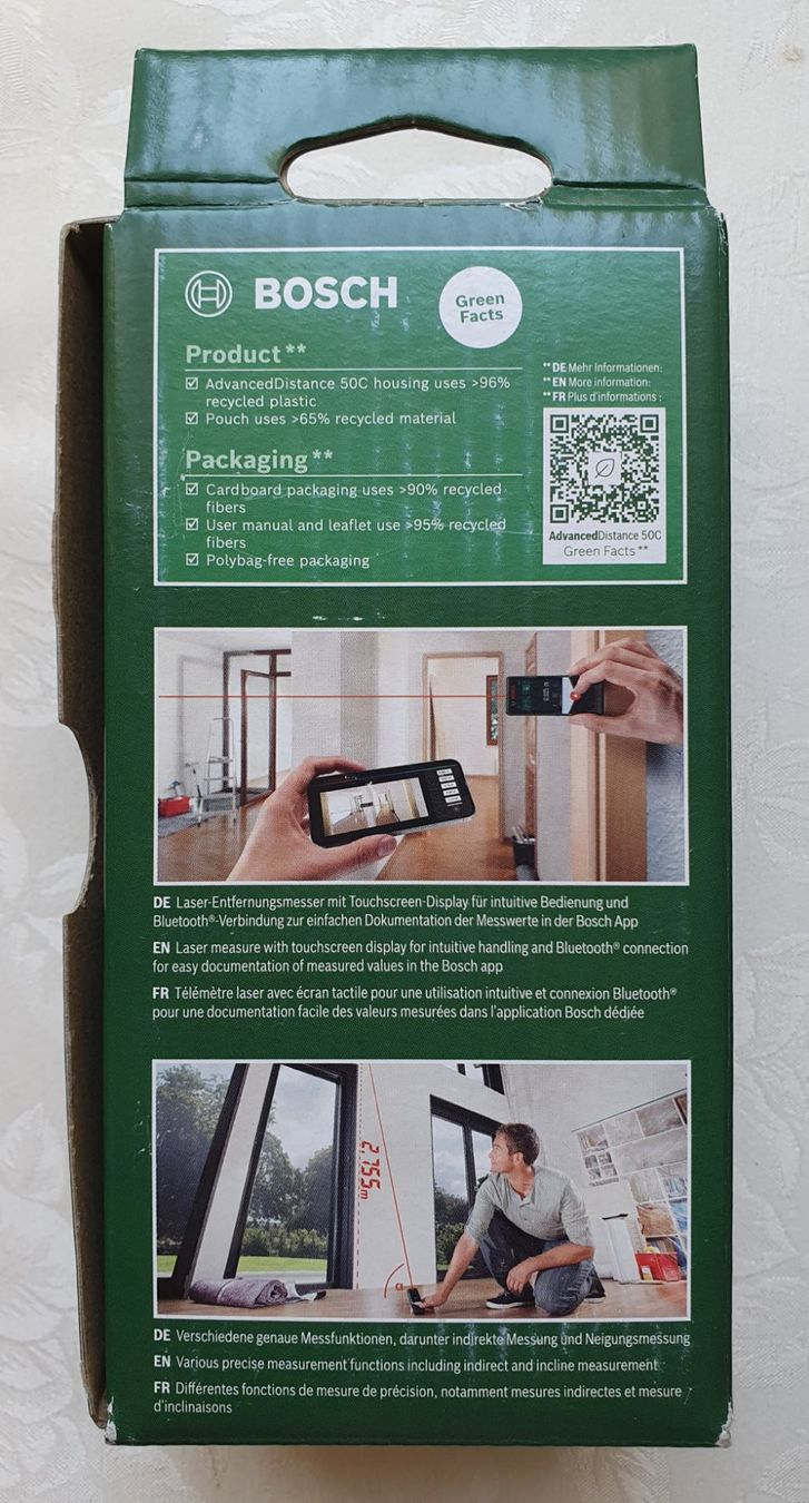 Bosch Messen: Bosch Advanced Distance 50C Entfernungsmesser – Neu und originalverpackt aus Zürich von issi267 1